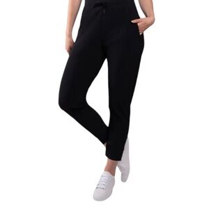 Kirkland Signature Black Ankle Drawstring Jogger Pants